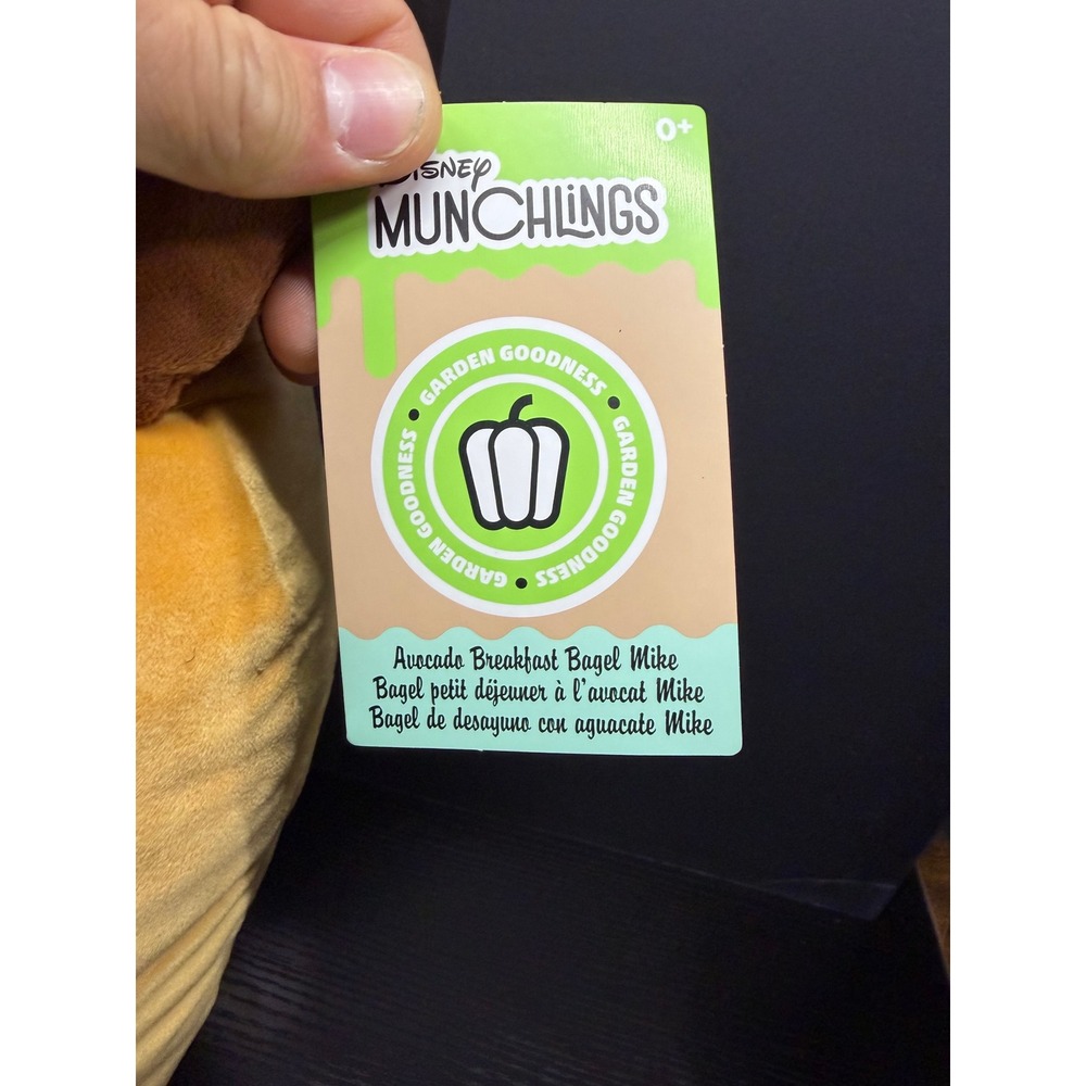 Disney Munchlings Mike Wazowski Avocado Breakfast Bagel Plush Garden Goodness - Picture 2 of 5